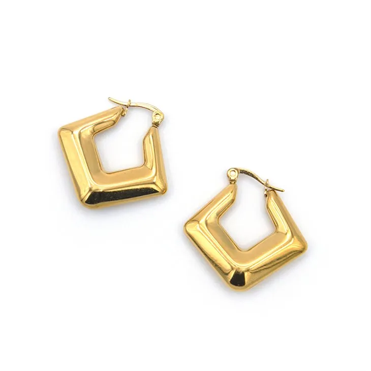 Zlati romboidni obročki