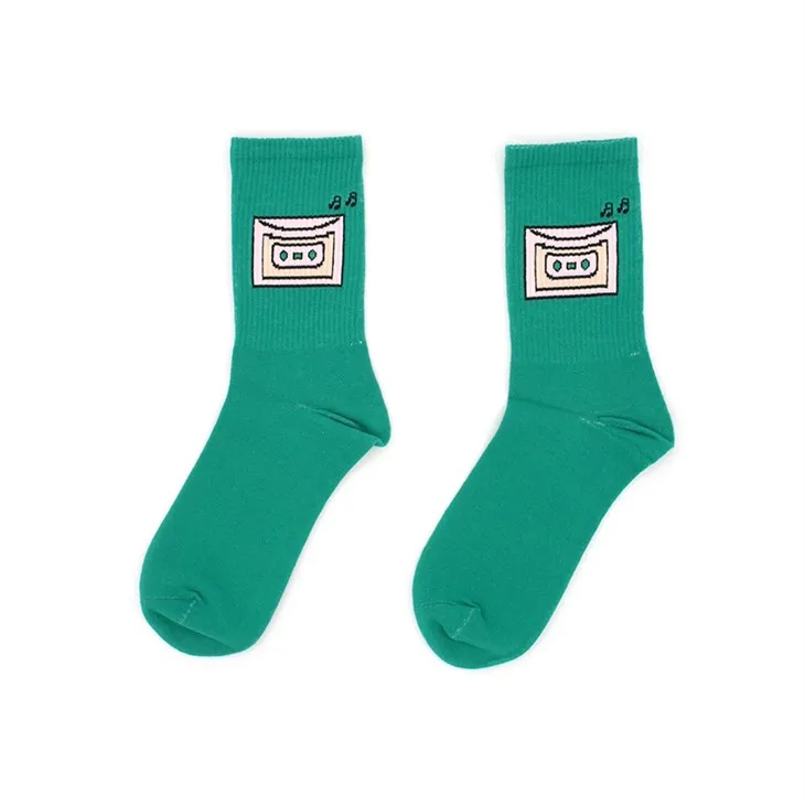 Zelene risane nogavice