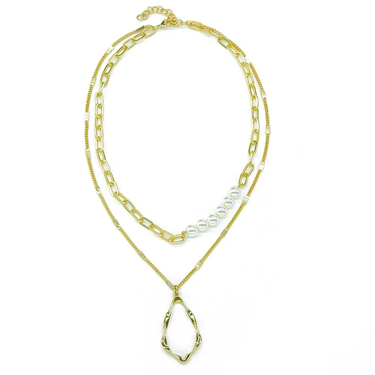 Set zlate biserne ogrlice